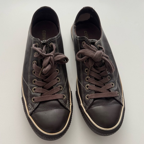 Men's Converse Low-Top Brown Sneakers - Picture 2 of 6